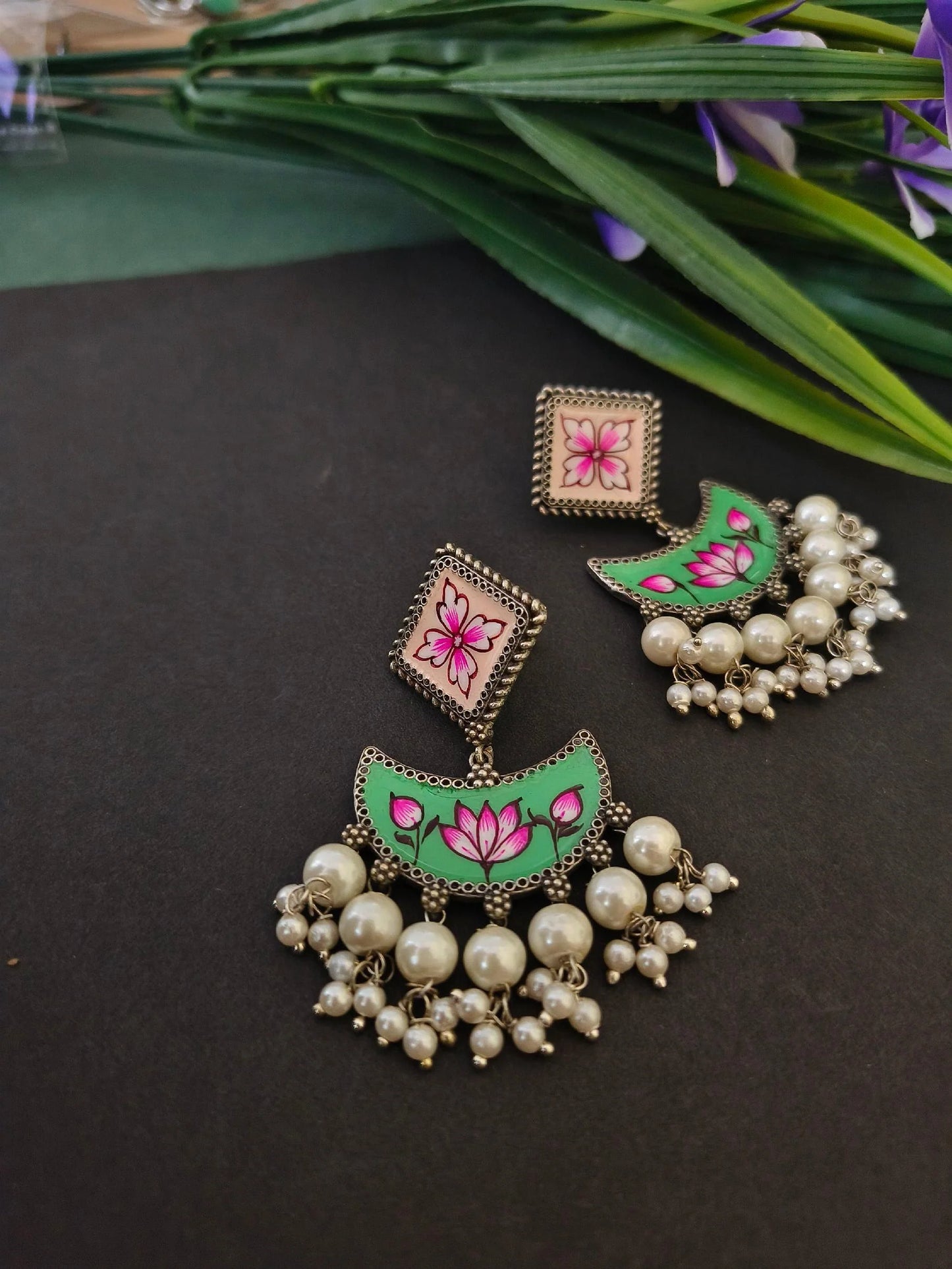 Mystic Cone & Eye Earrings