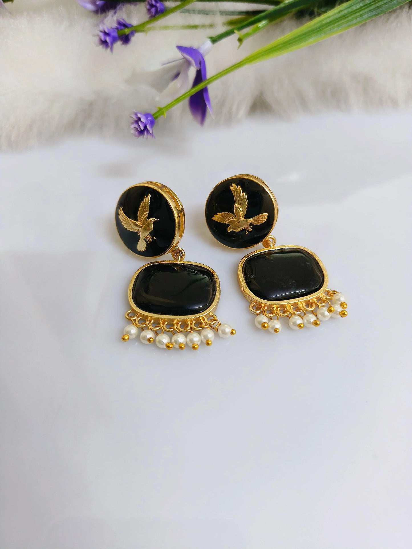 Rainbow Charm Studs