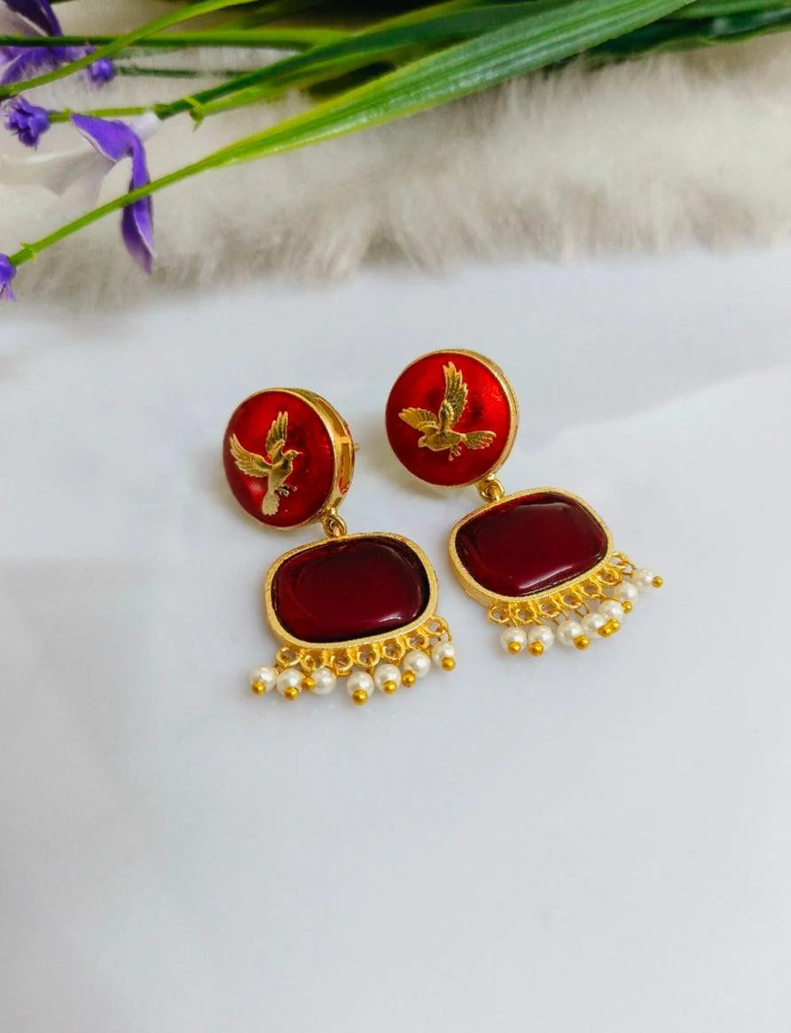 Rainbow Charm Studs
