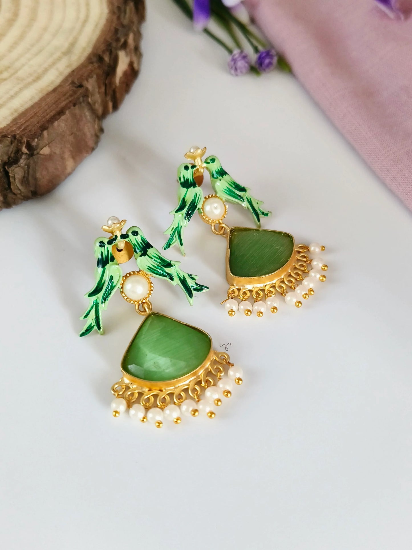 Songbird Gem Earrings
