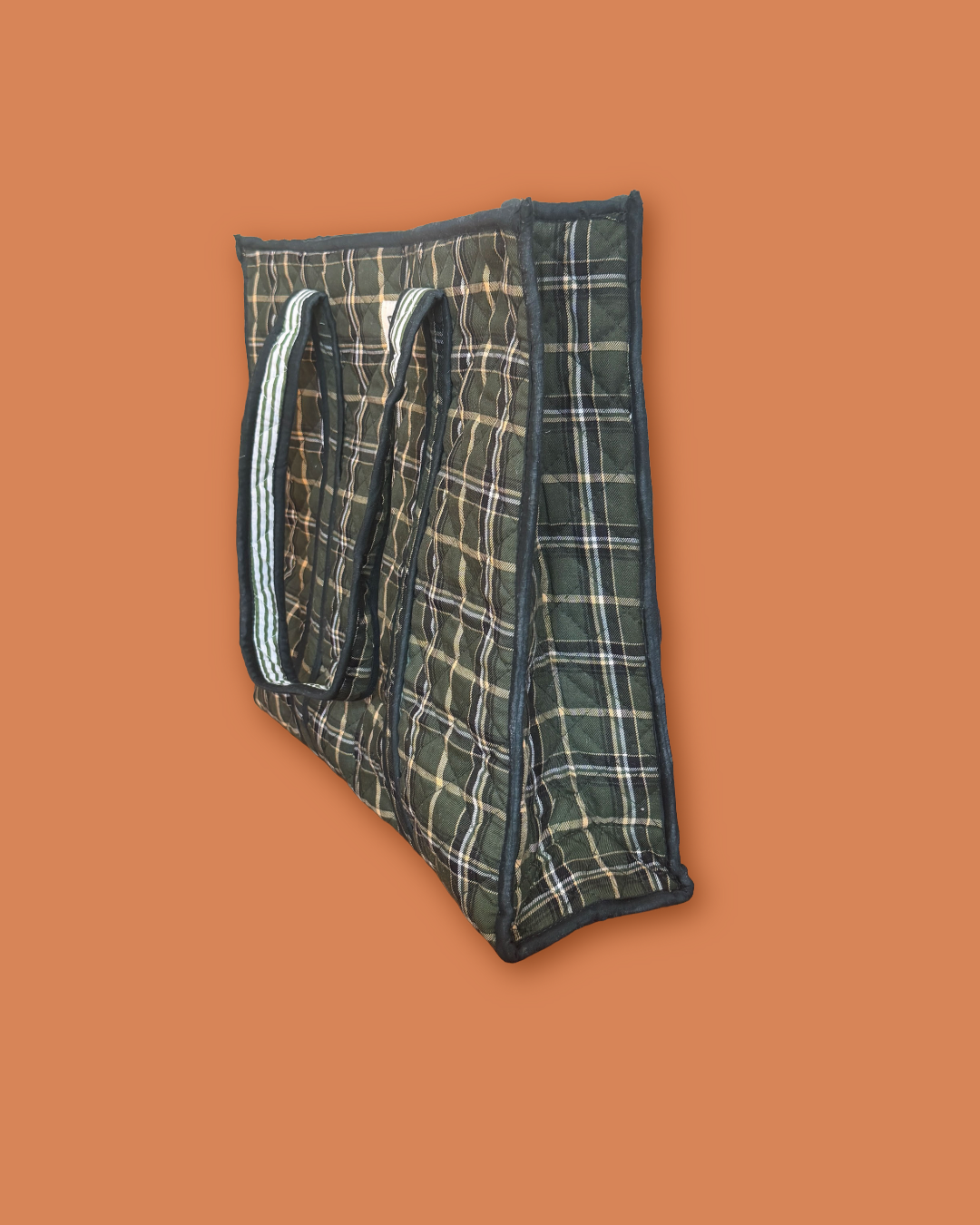Plaid Season Laptop Tote Bag