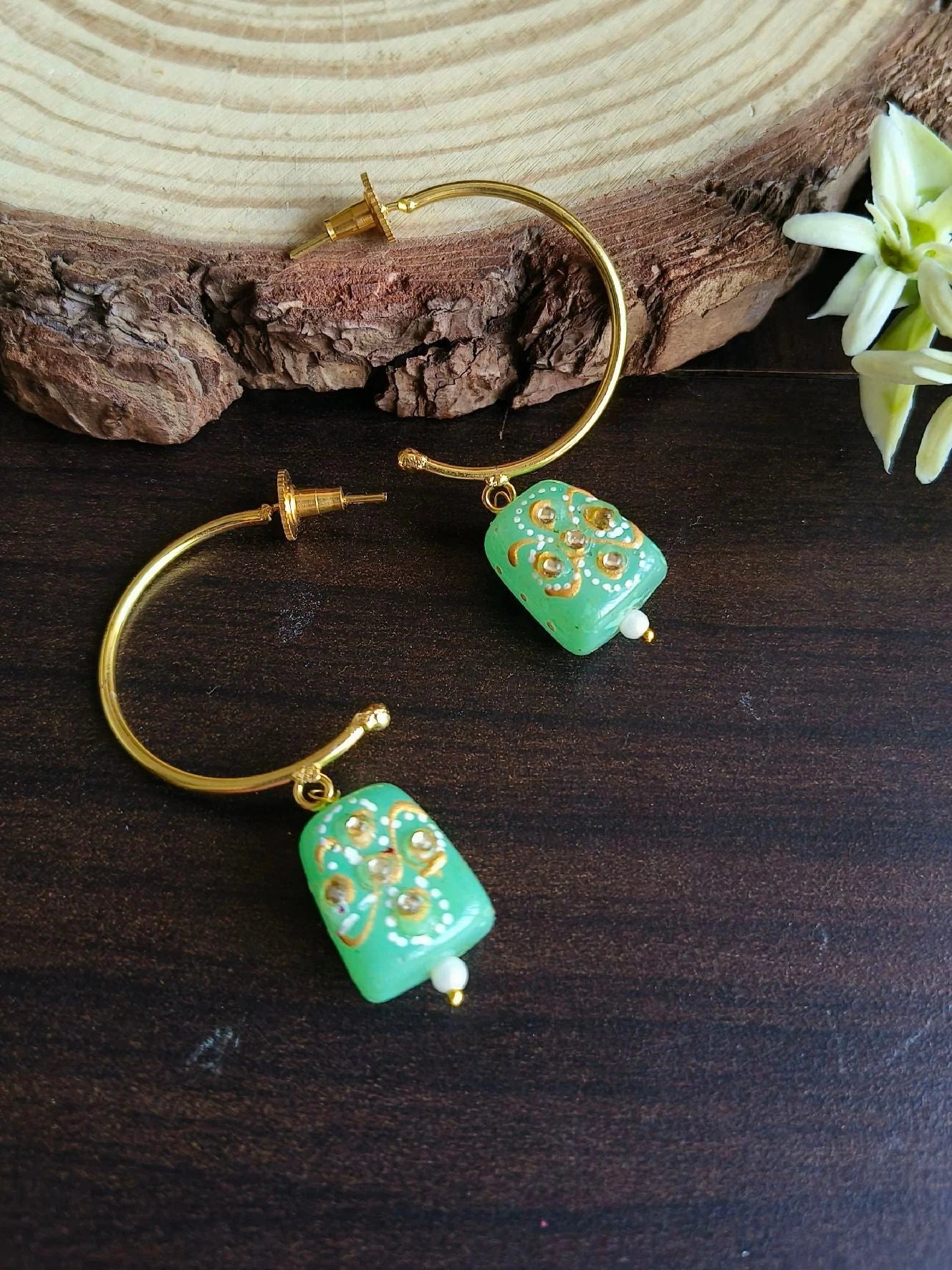Half-Moon Gleam Earrings
