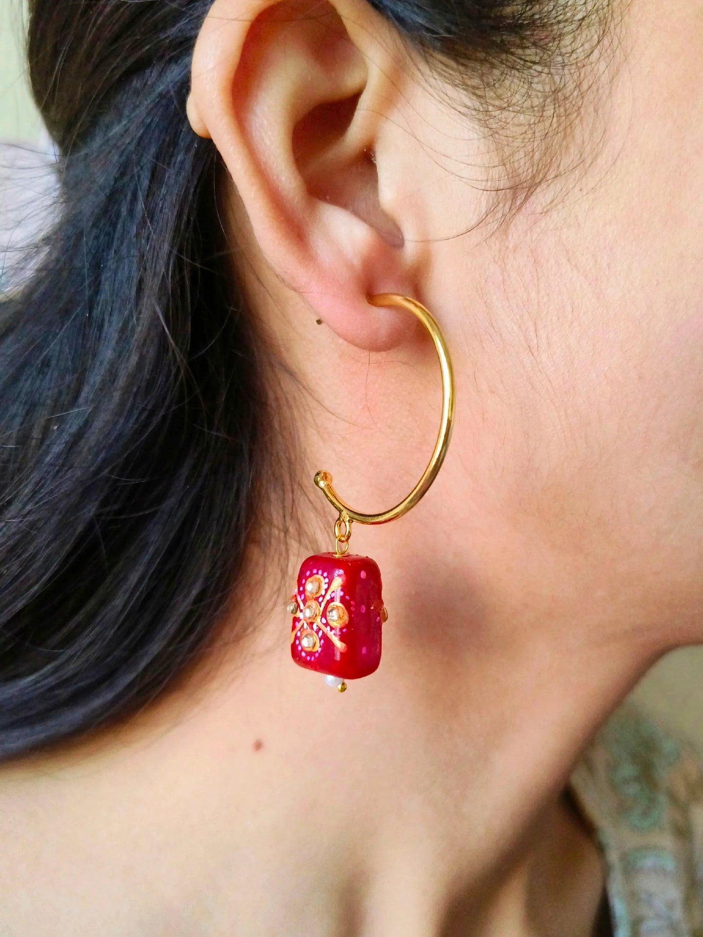Half-Moon Gleam Earrings