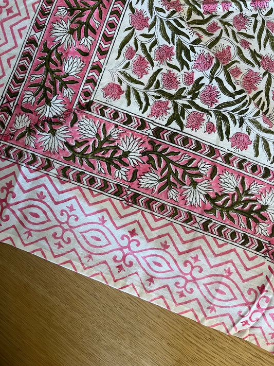 Floral Pattern Table Cover