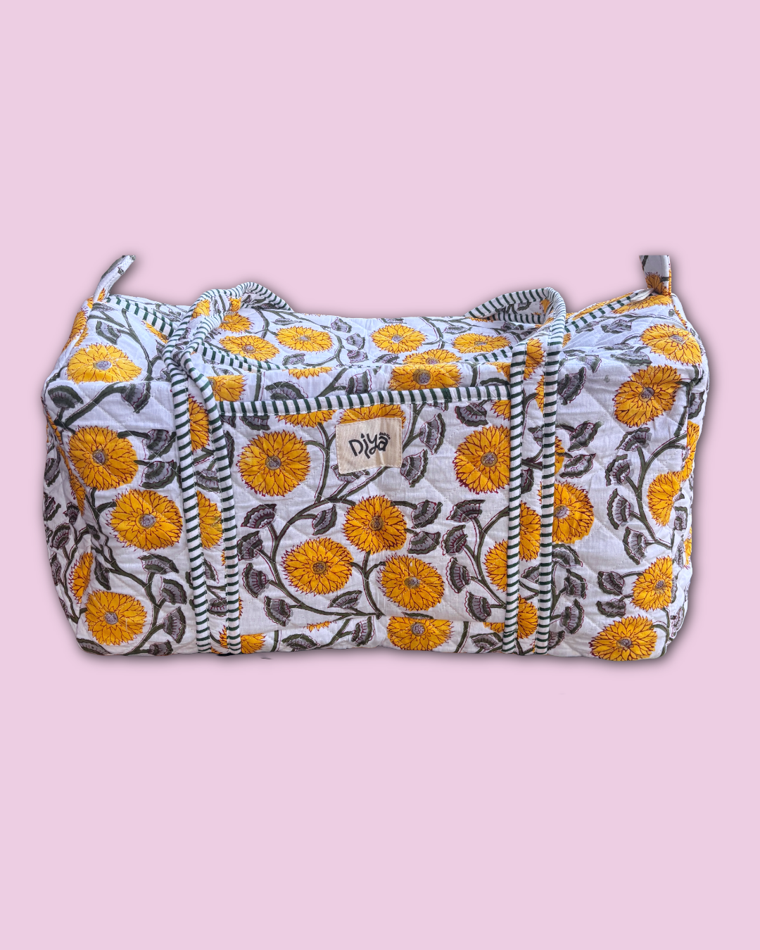 Yellow Sunflower Travel Bag