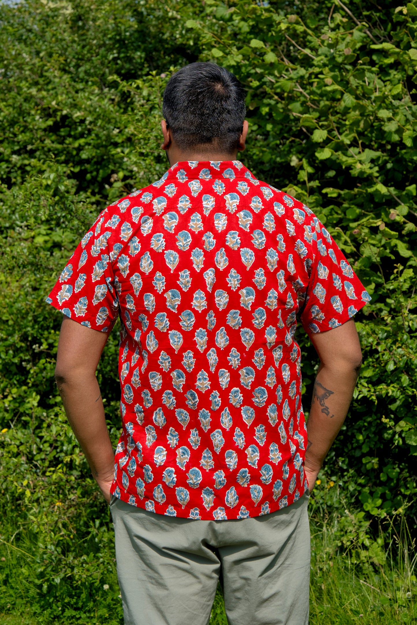 Ruby Block Print Shirt