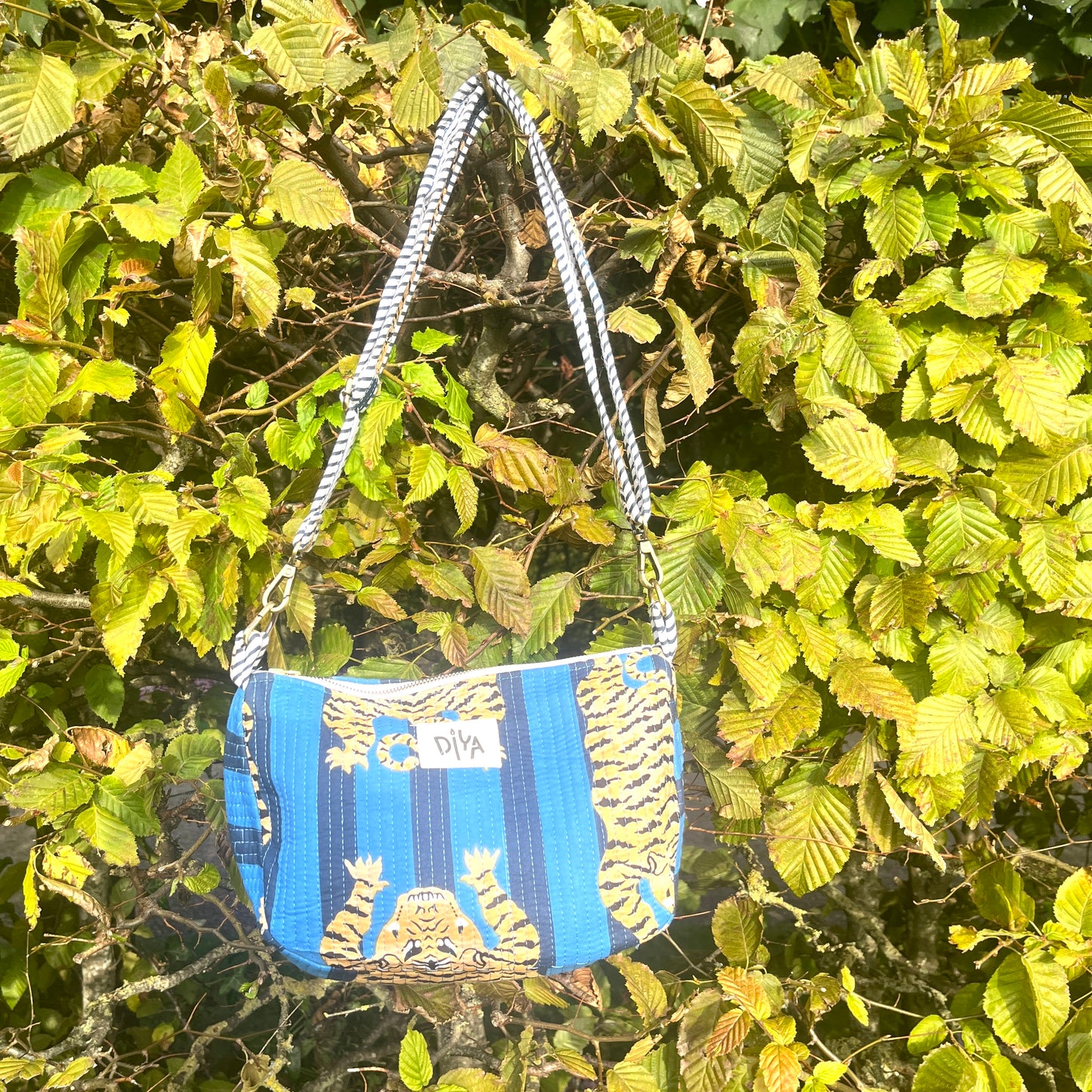 Indigo Tiger Crossbody
