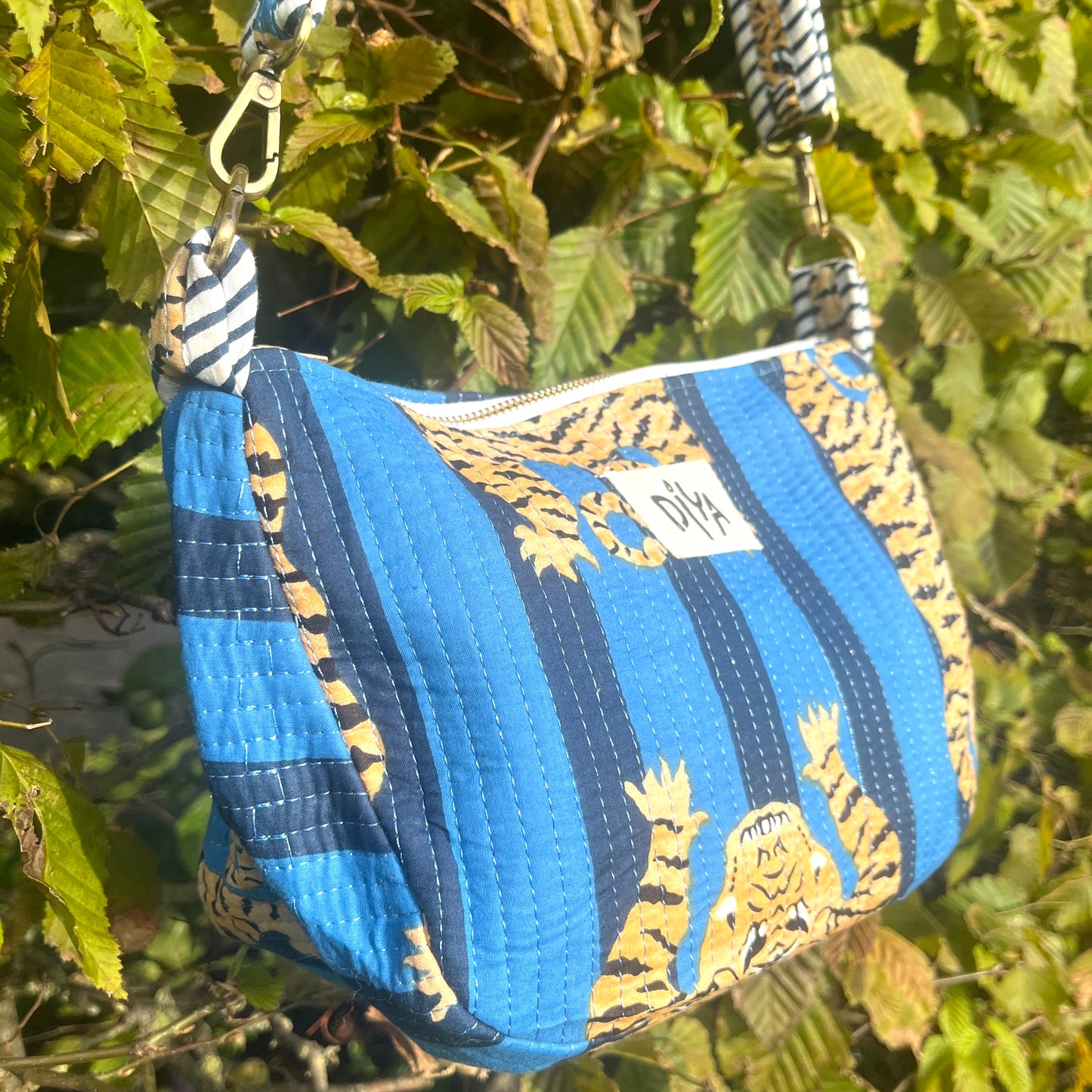 Indigo Tiger Crossbody