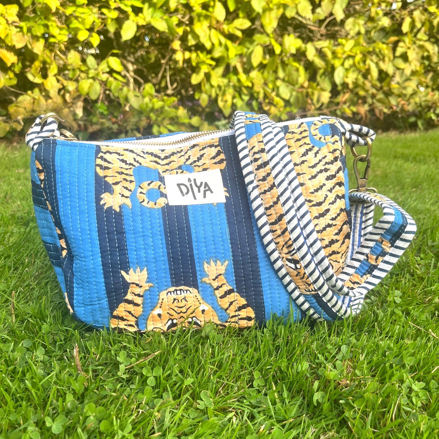 Indigo Tiger Crossbody