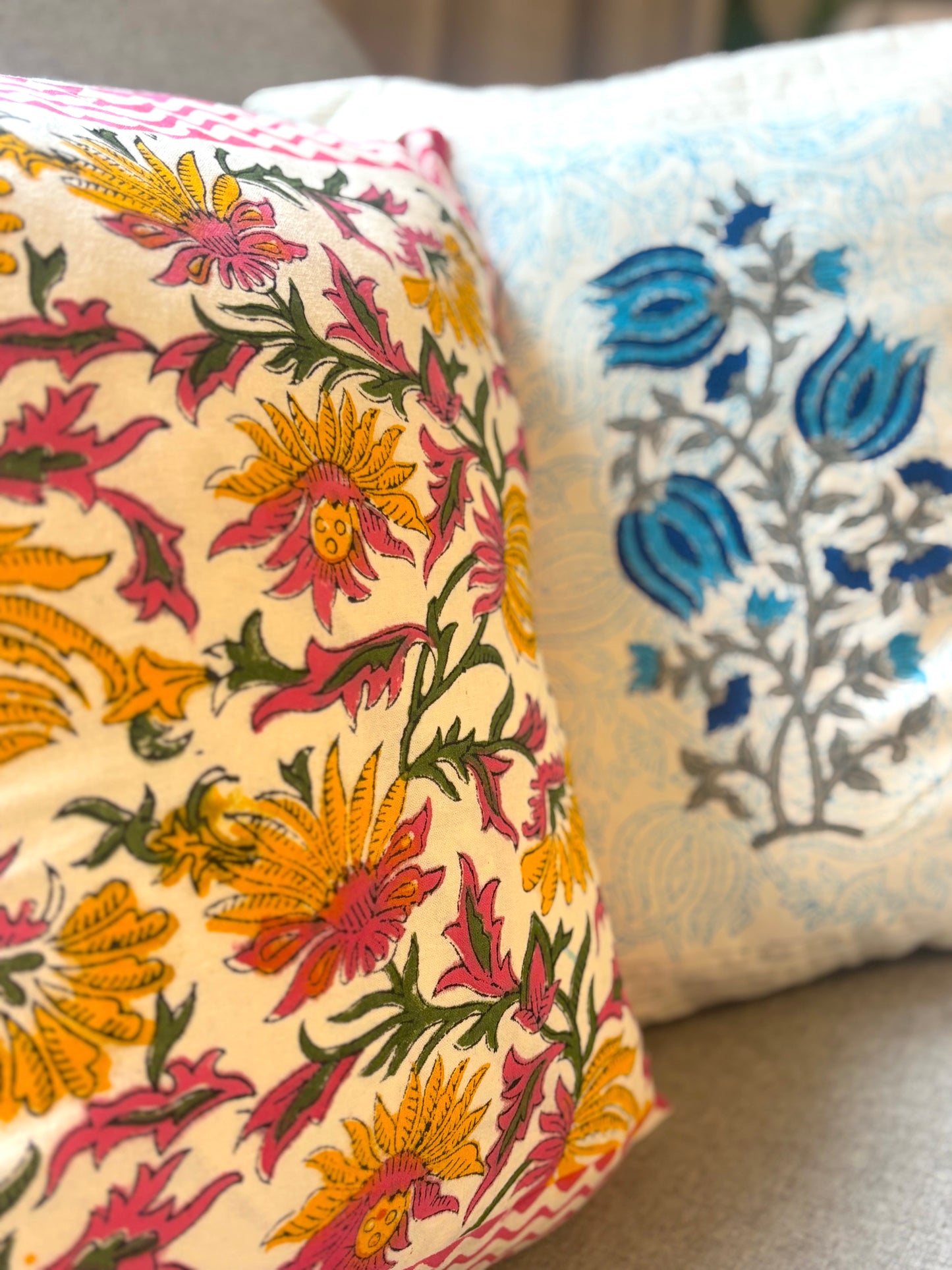 Blush & Sunshine Cushion Cover