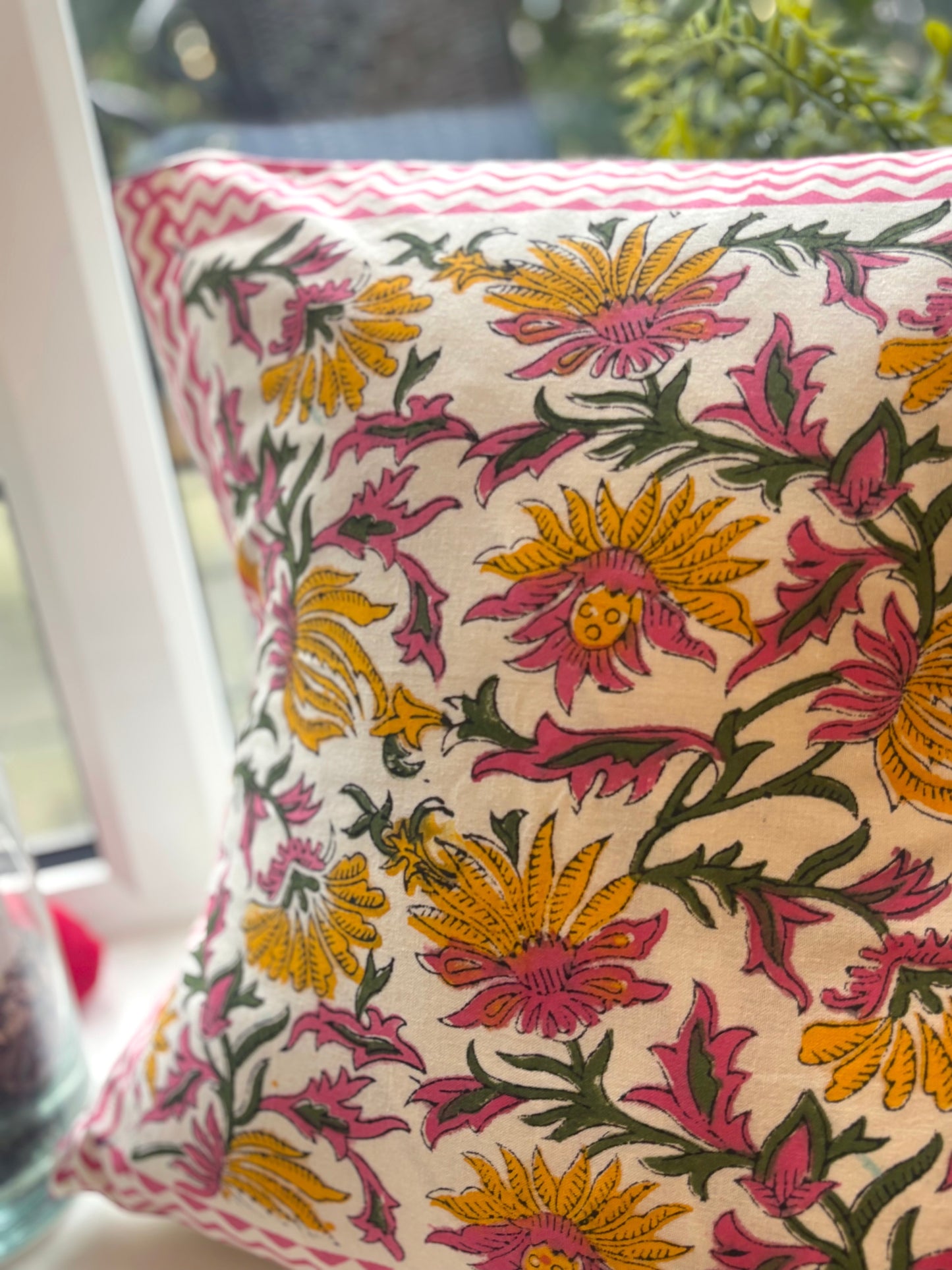 Blush & Sunshine Cushion Cover