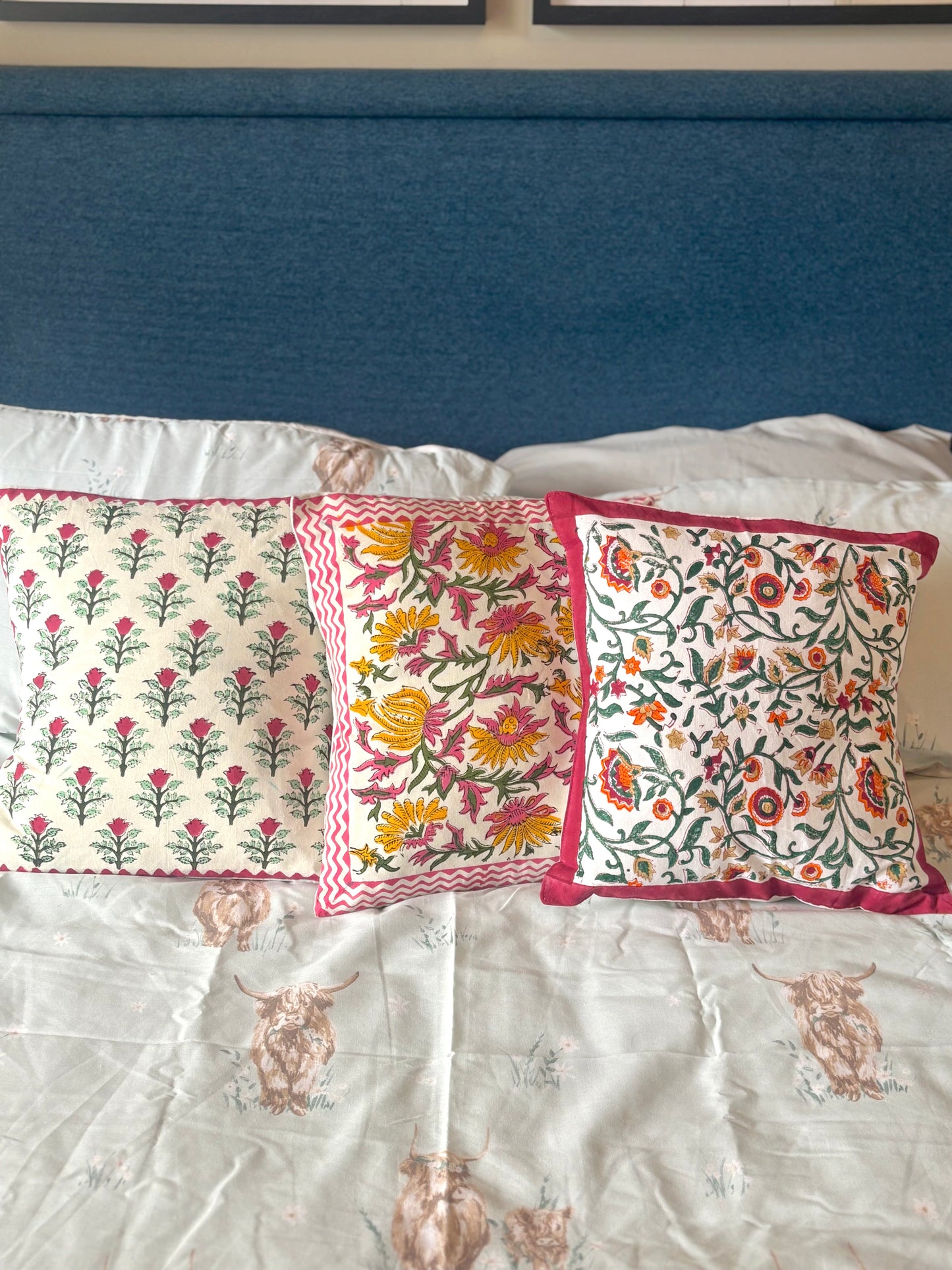 Blush & Sunshine Cushion Cover