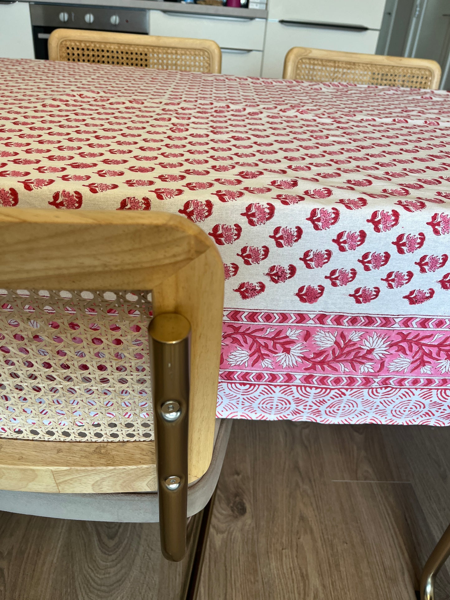 Petite Pink Floral Table Cover