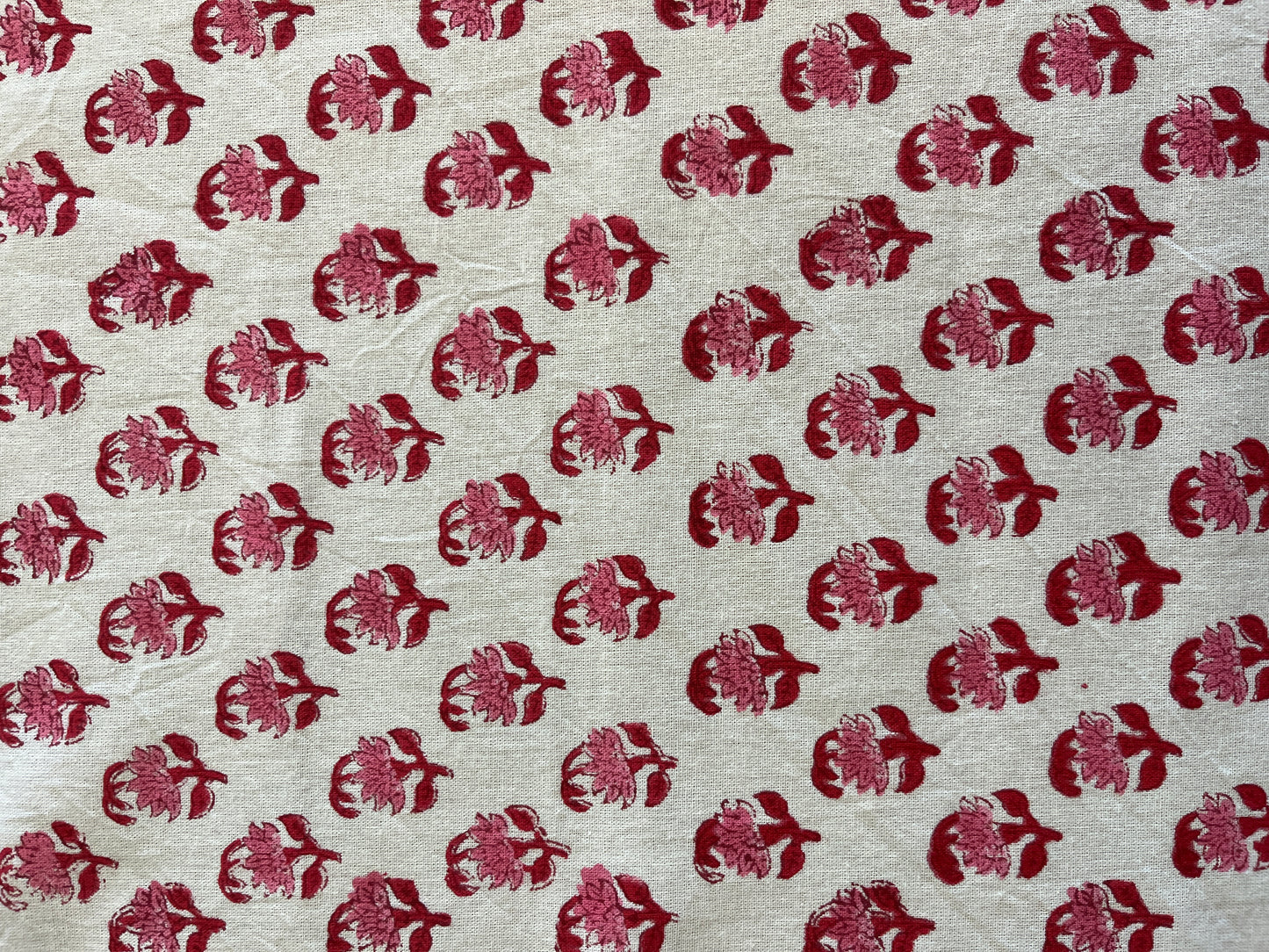 Petite Pink Floral Table Cover