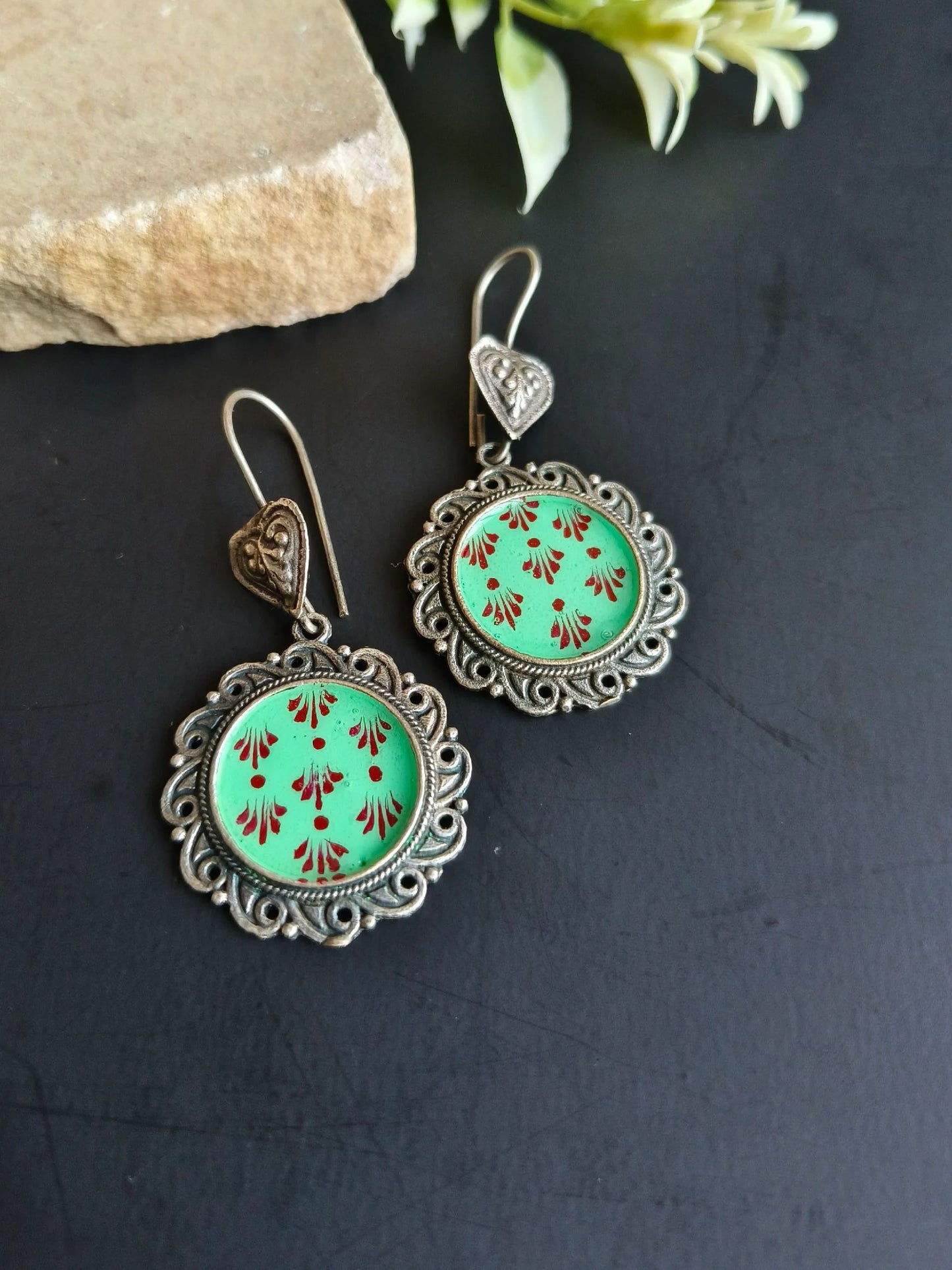 Embroidered Coin Drops