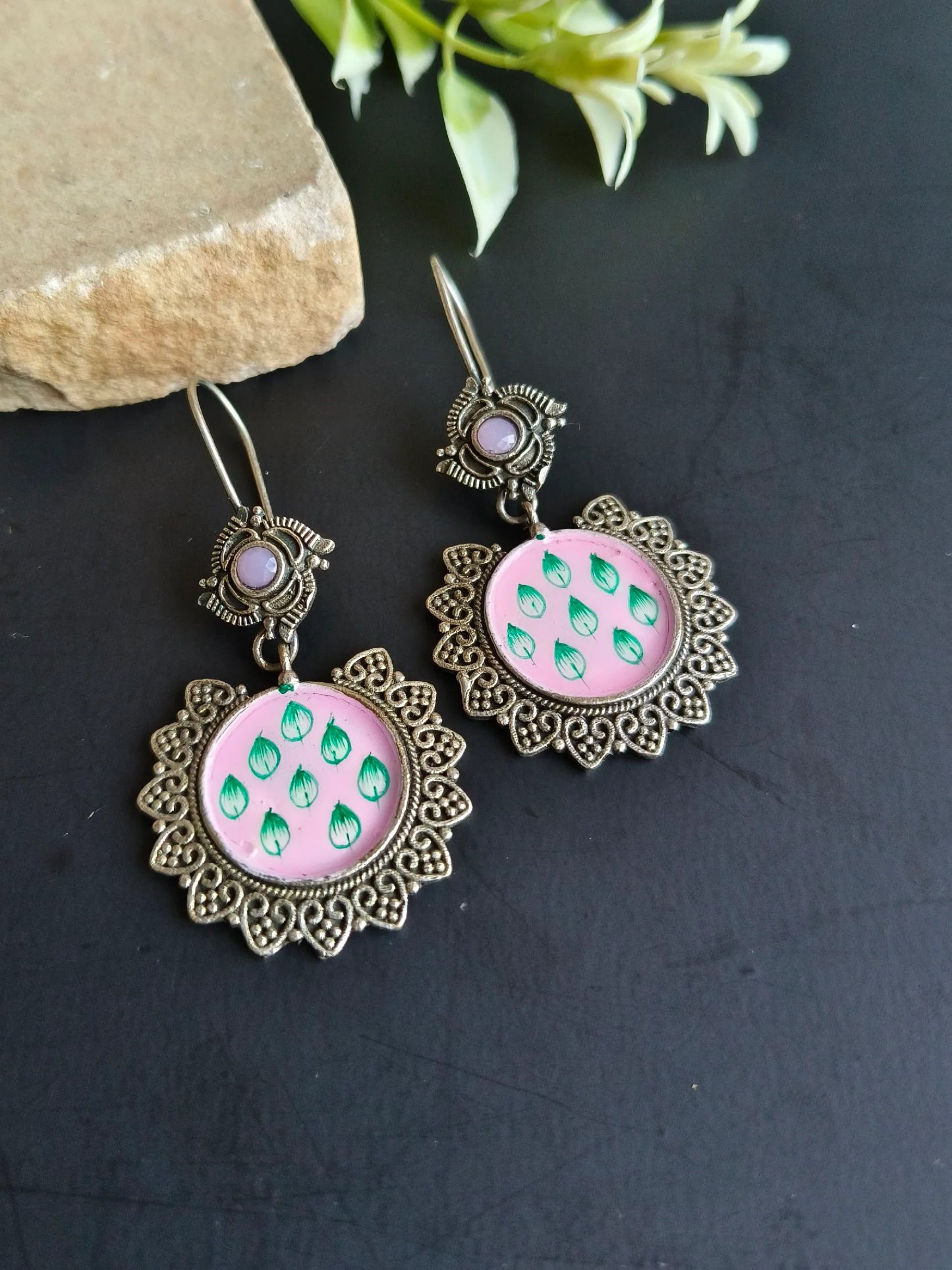 Embroidered Coin Drops