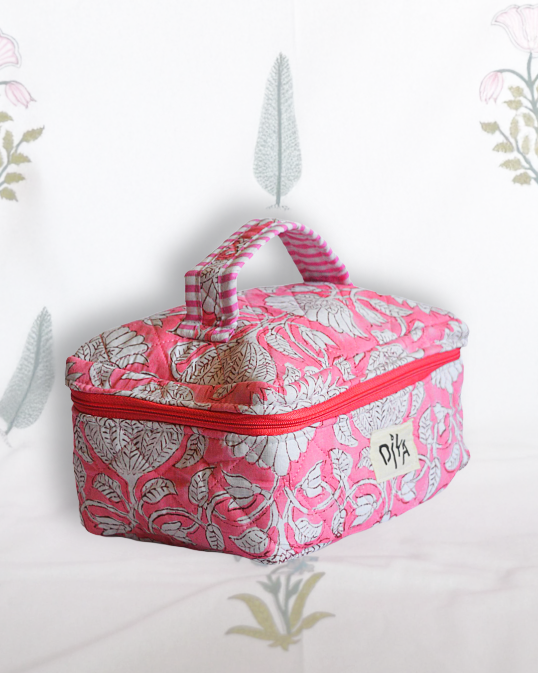 Pink Garden Make-up Pouch