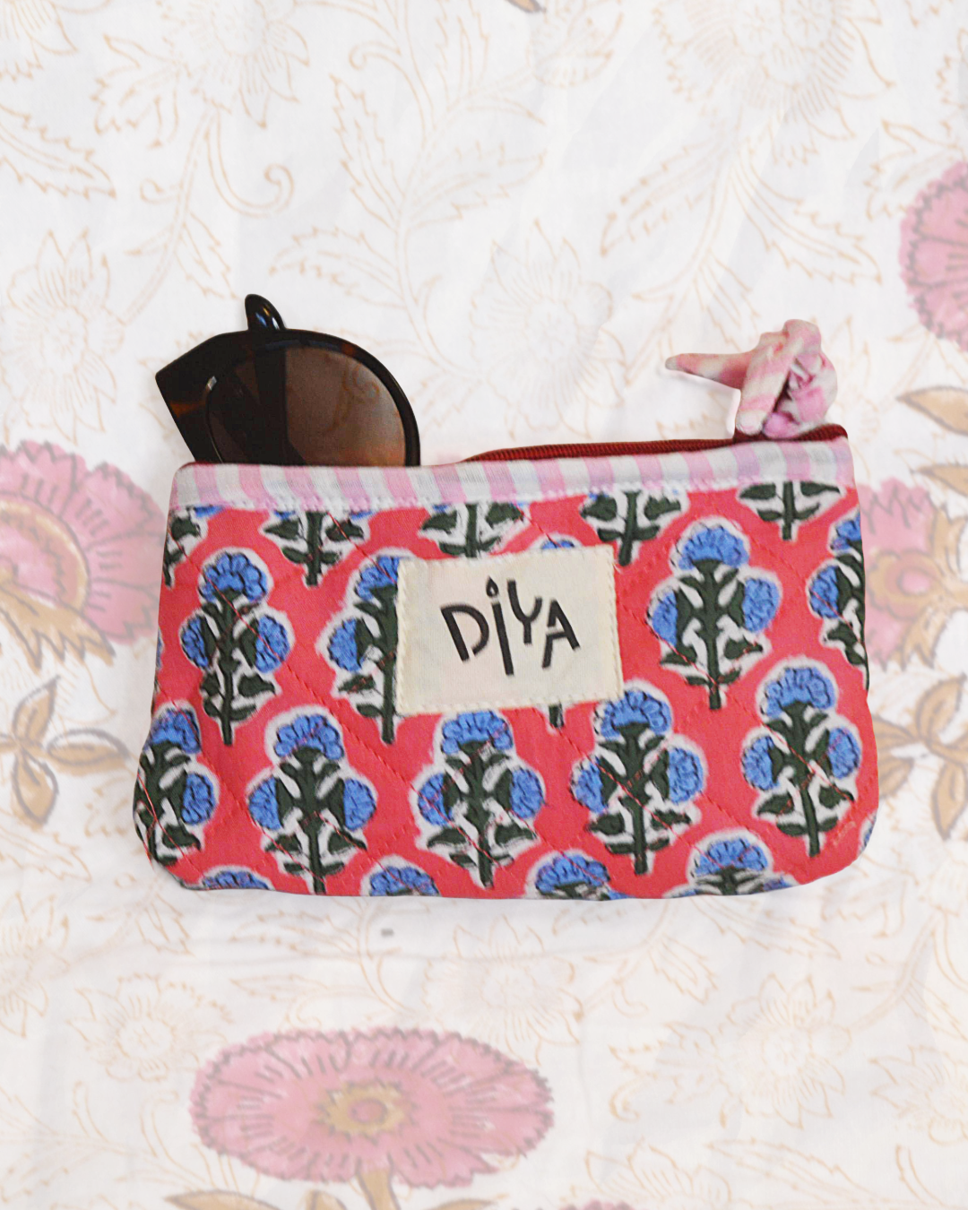 Blush Pink Sunglasses Pouch