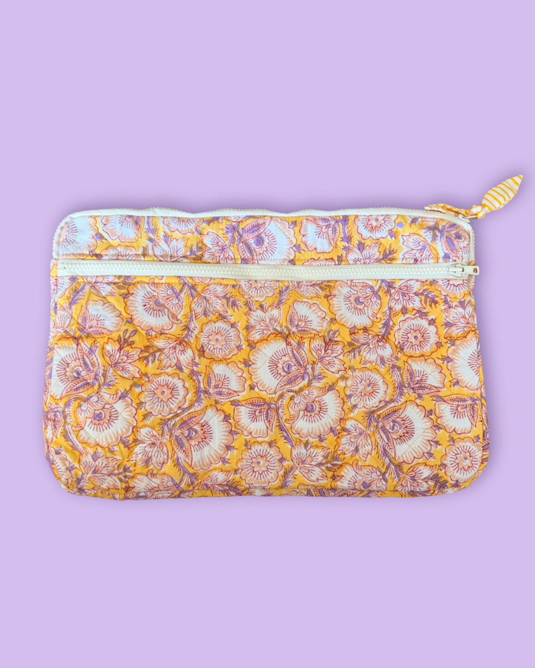 Vintage Yellow Laptop Sleeve 17”