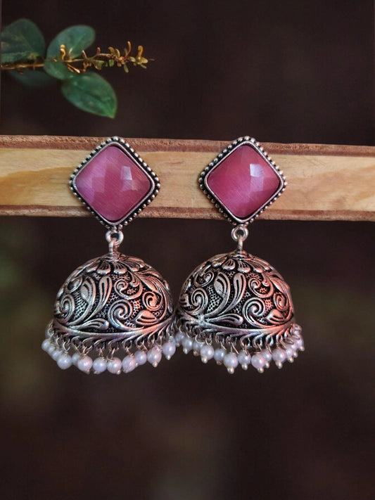 Blush Jhumka Drops