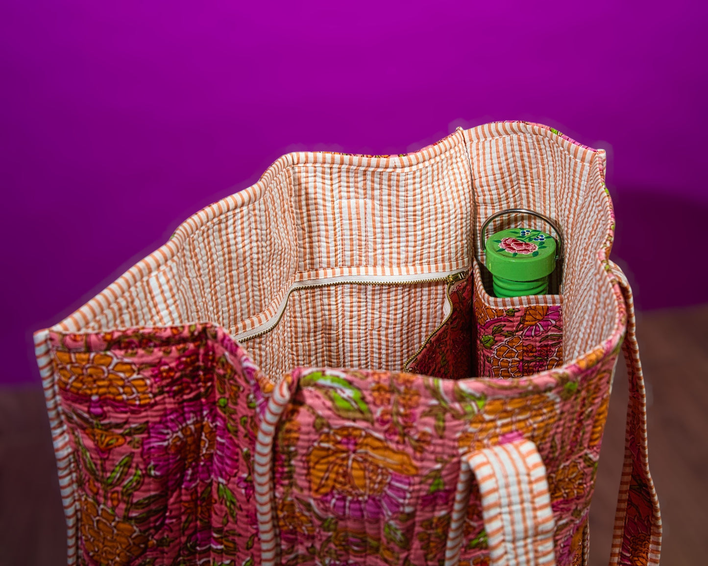 Pink Grapefruit Laptop Tote