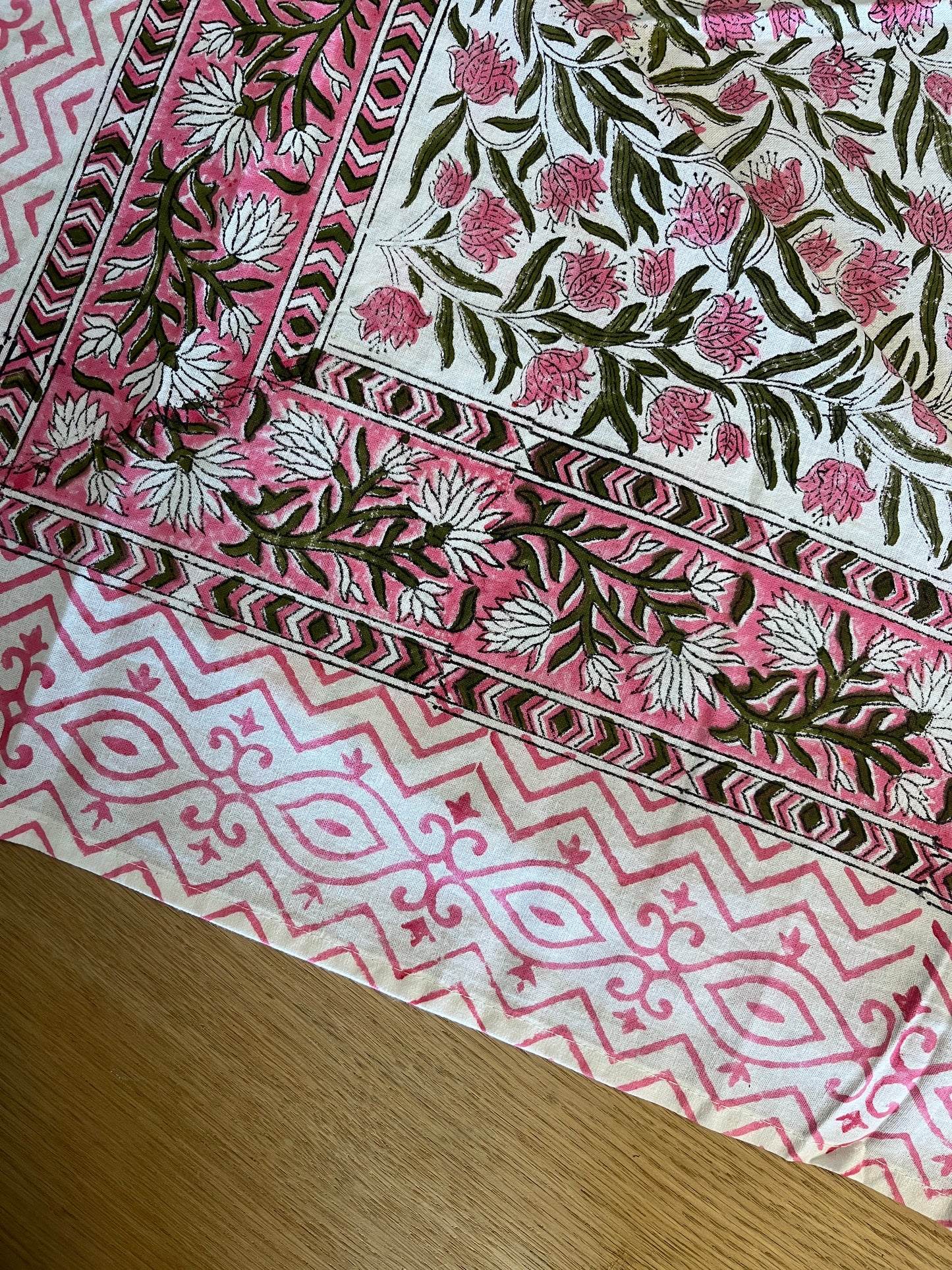 Floral Pattern Table Cover