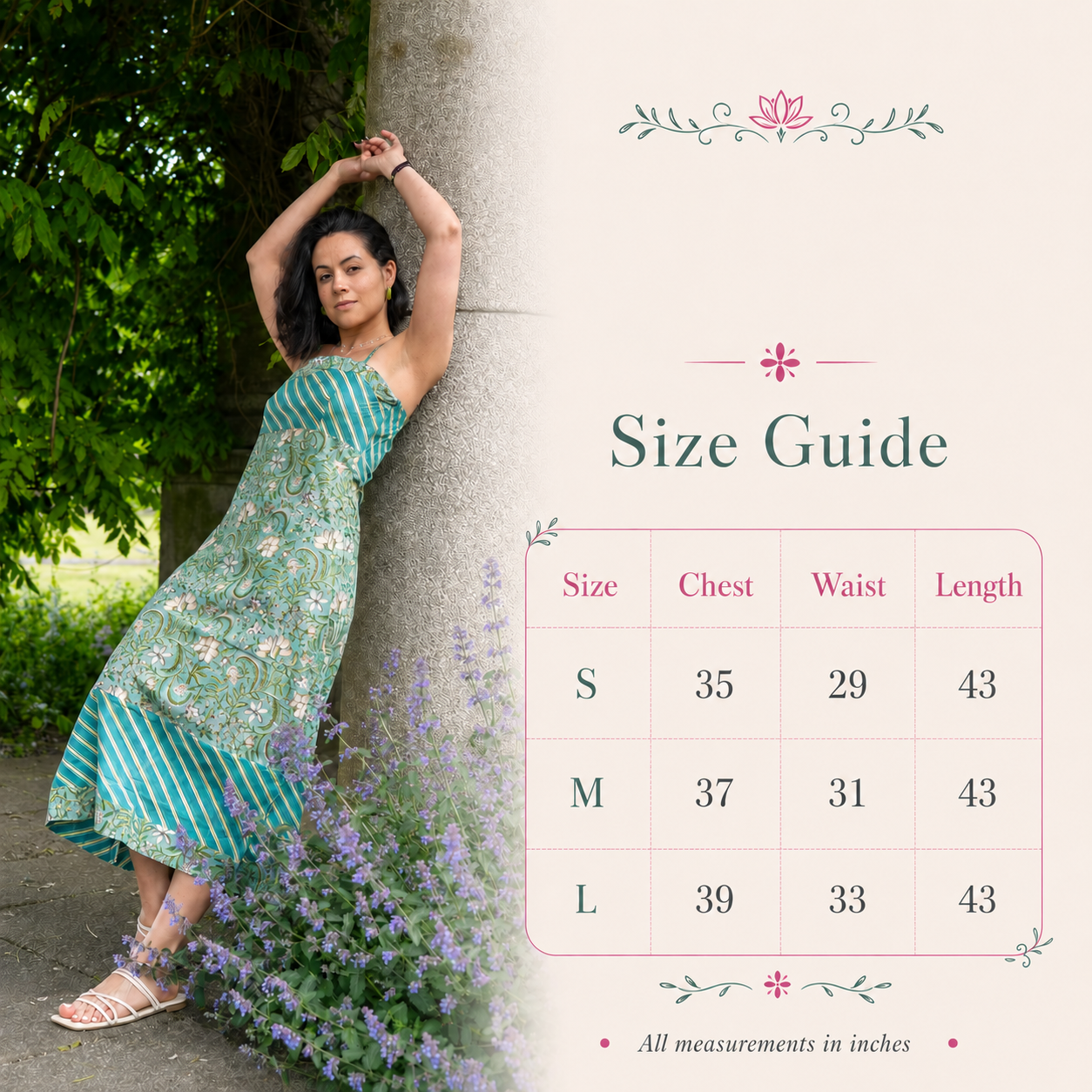 Sorrento Sage Cotton Midi Dress