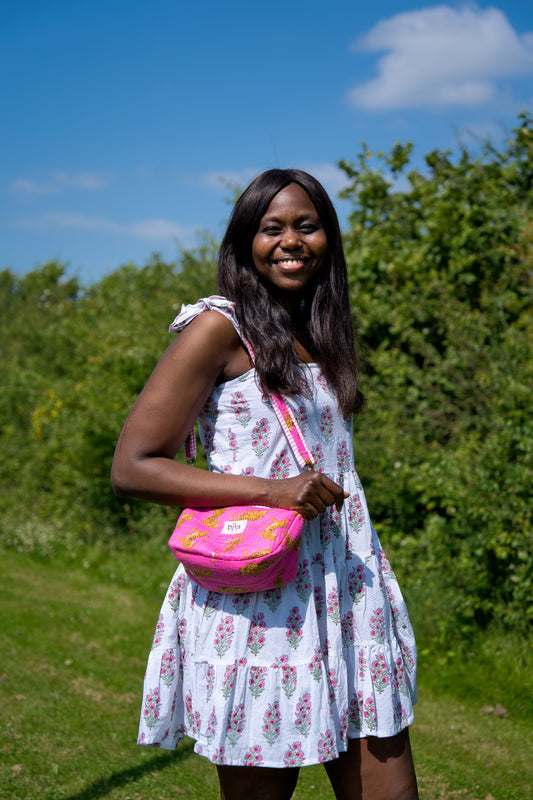 Pink Tiger Sling Bag