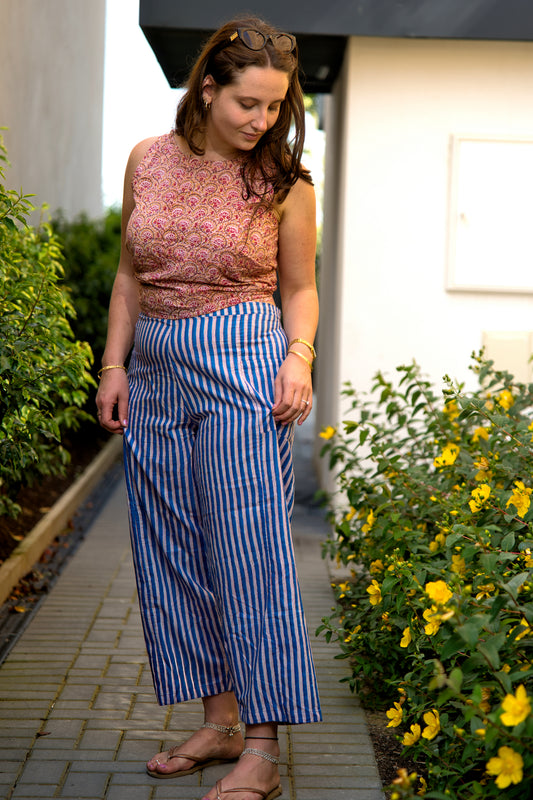 Ocean Breeze Blue Pants