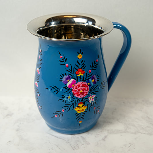 Blue Enamel Jug