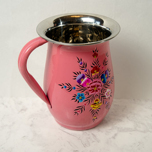 Rose Dawn Enamel Jug