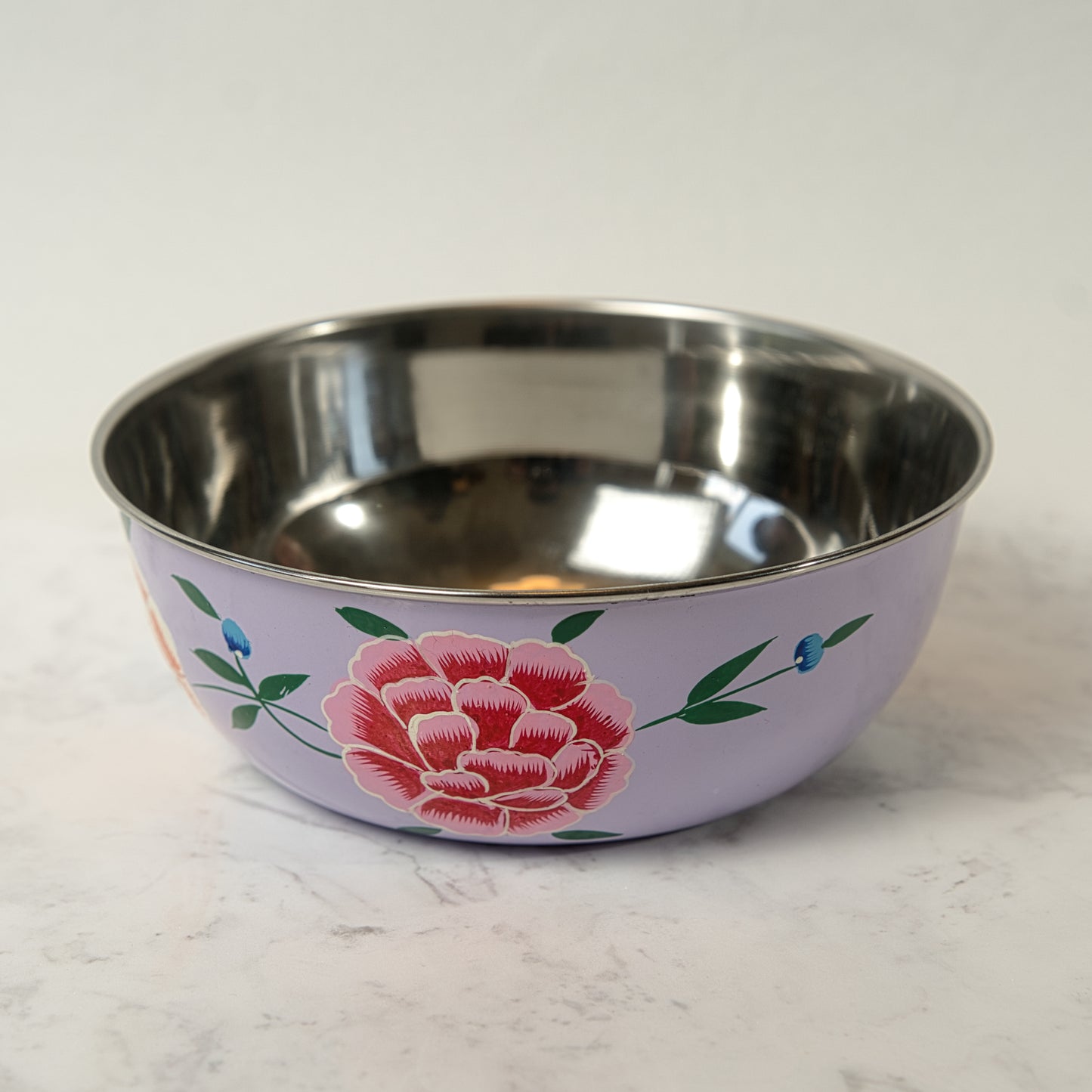 Artisan Purple Enamel Bowl