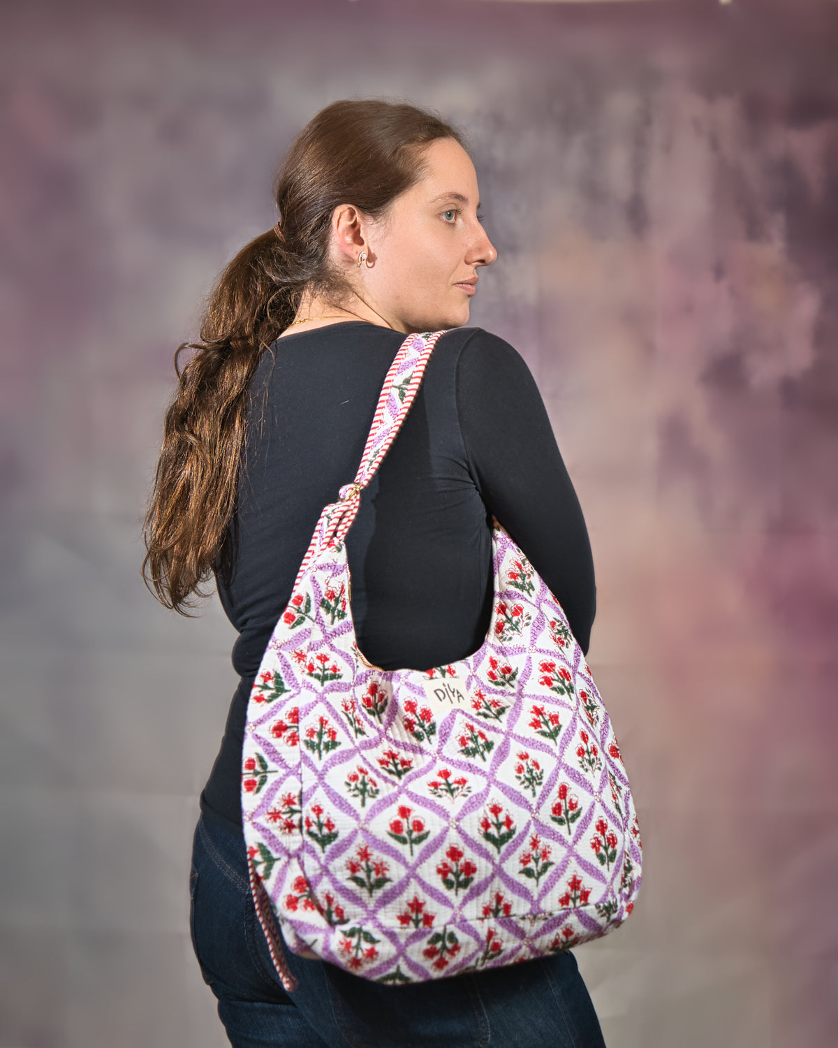 Scarlet Bloom Shoulder Bag