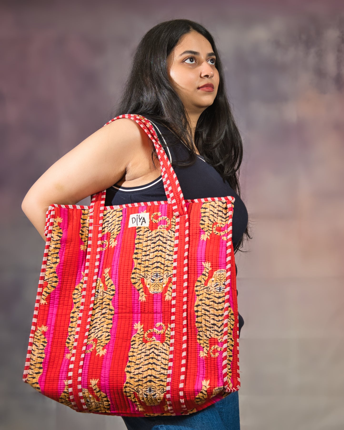 Bright Red Laptop Tote