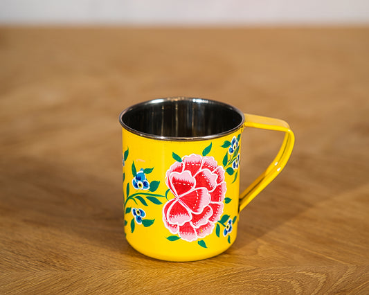 Sunbeam Yellow Enamel Mug