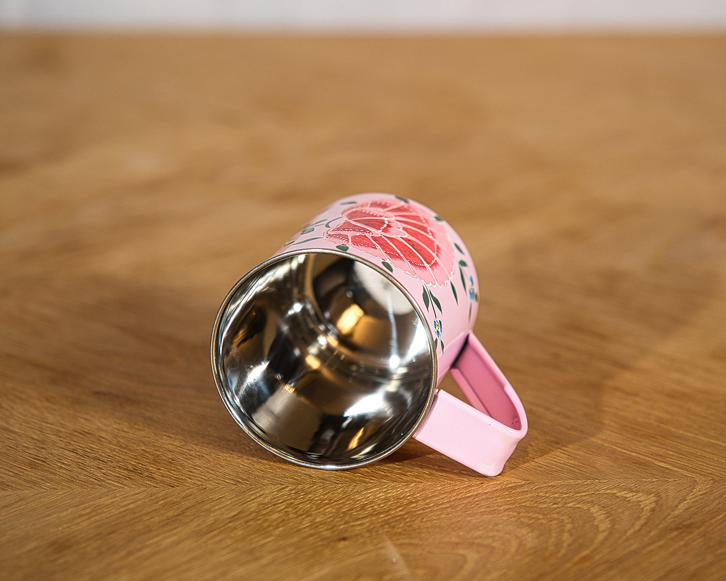 Rose Enamel Steel Mug