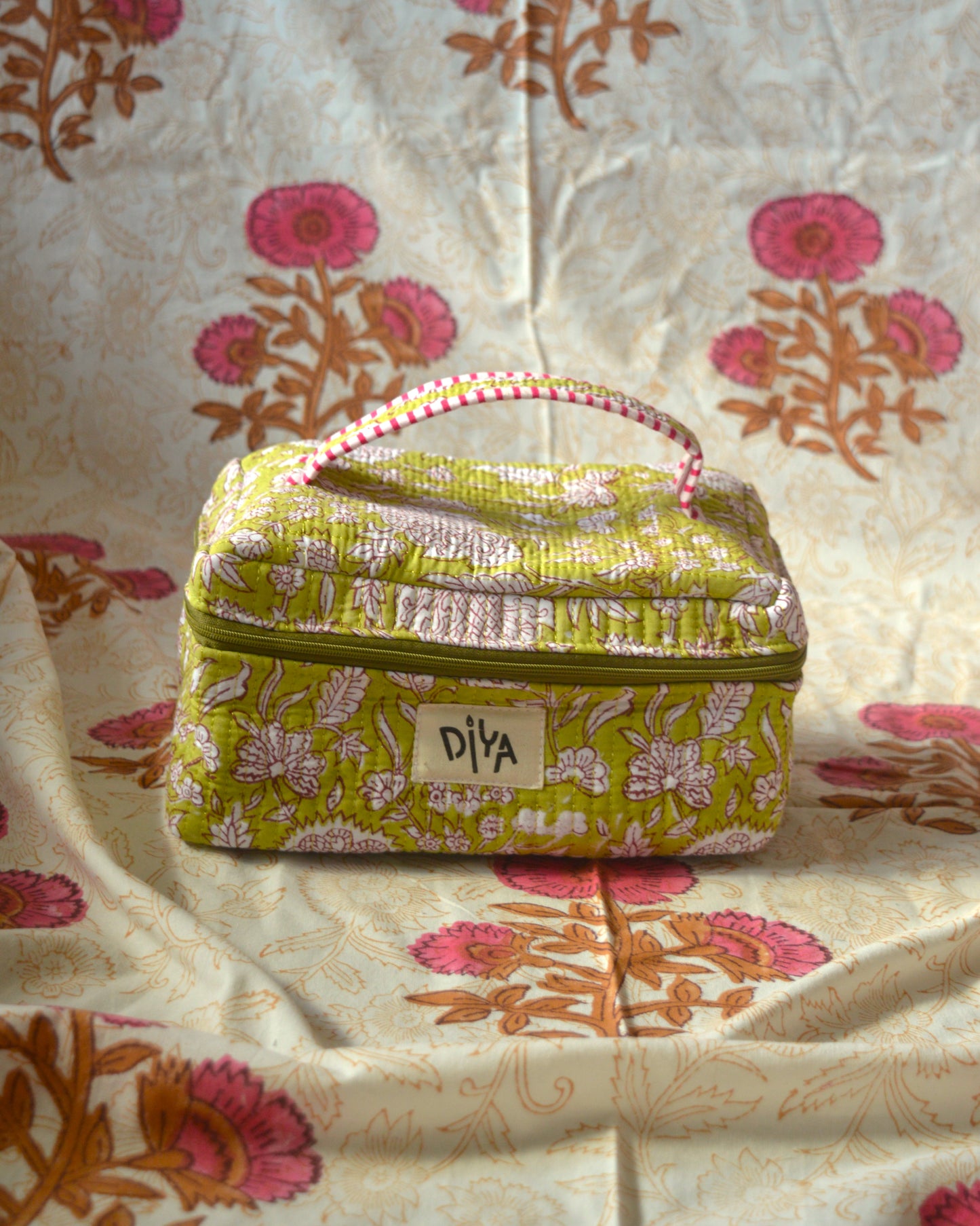 Matcha Green Makeup Pouch