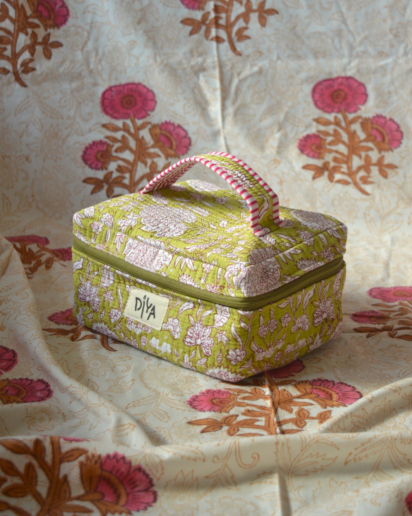 Matcha Green Makeup Pouch