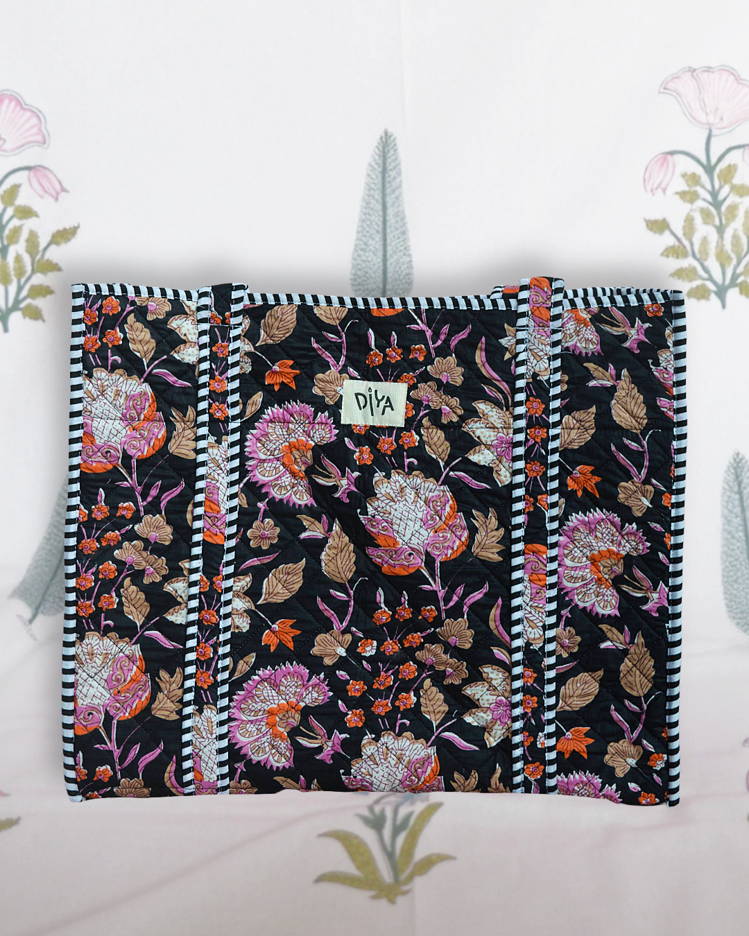 Midnight Garden Laptop Tote Bag