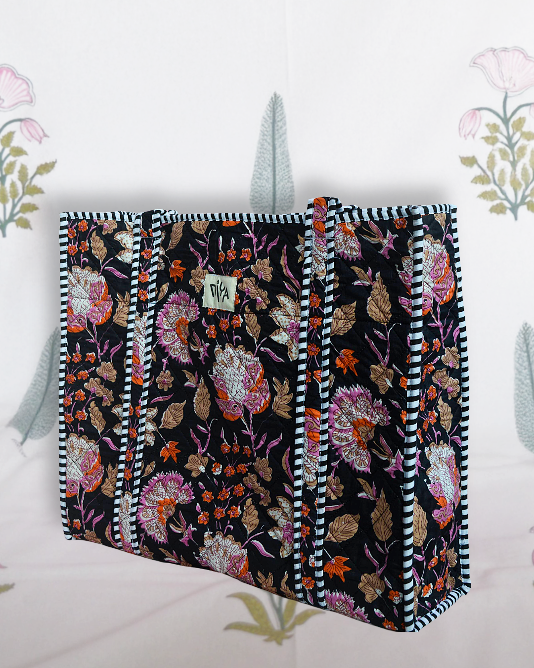 Midnight Garden Laptop Tote Bag