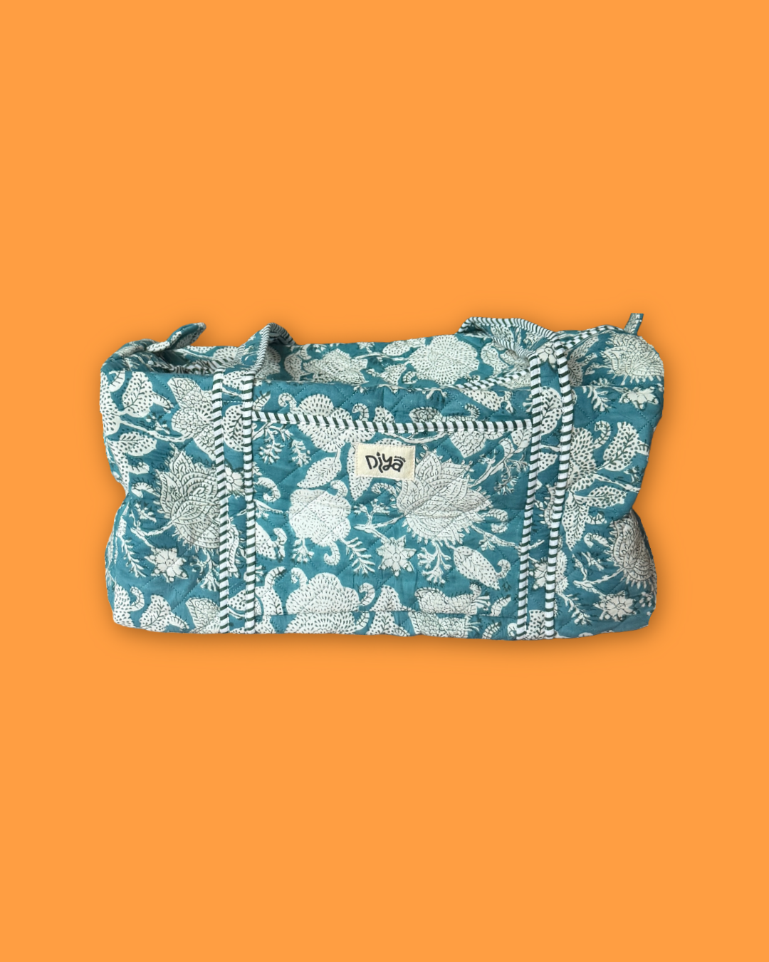 Frosty Flowers Travel Bag