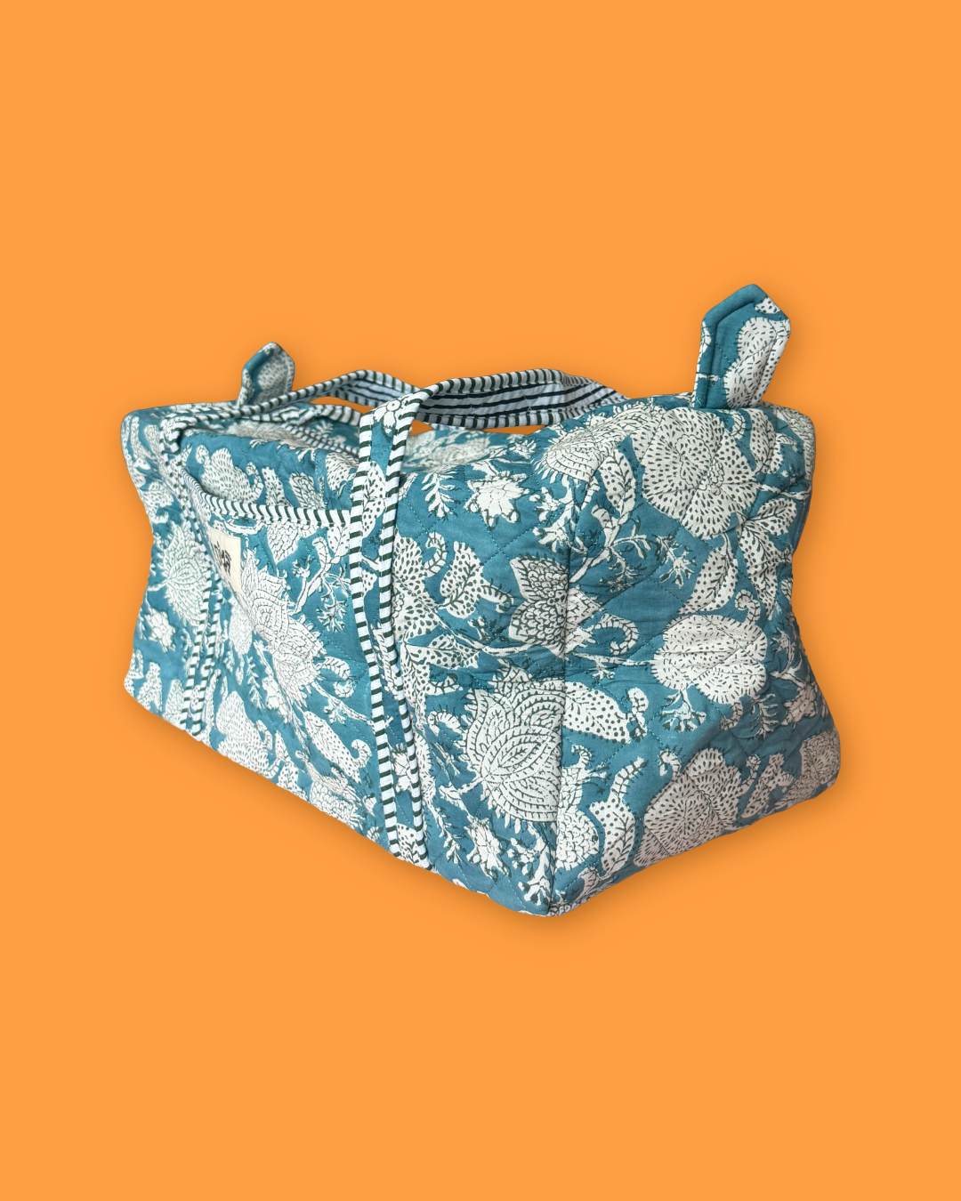 Frosty Flowers Travel Bag