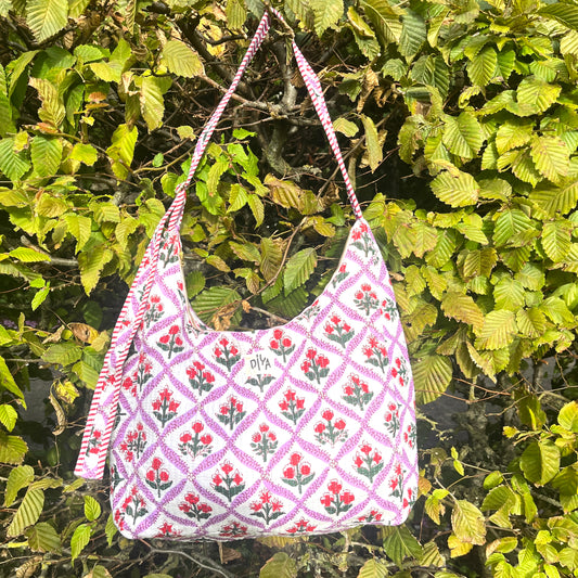 Scarlet Bloom Shoulder Bag