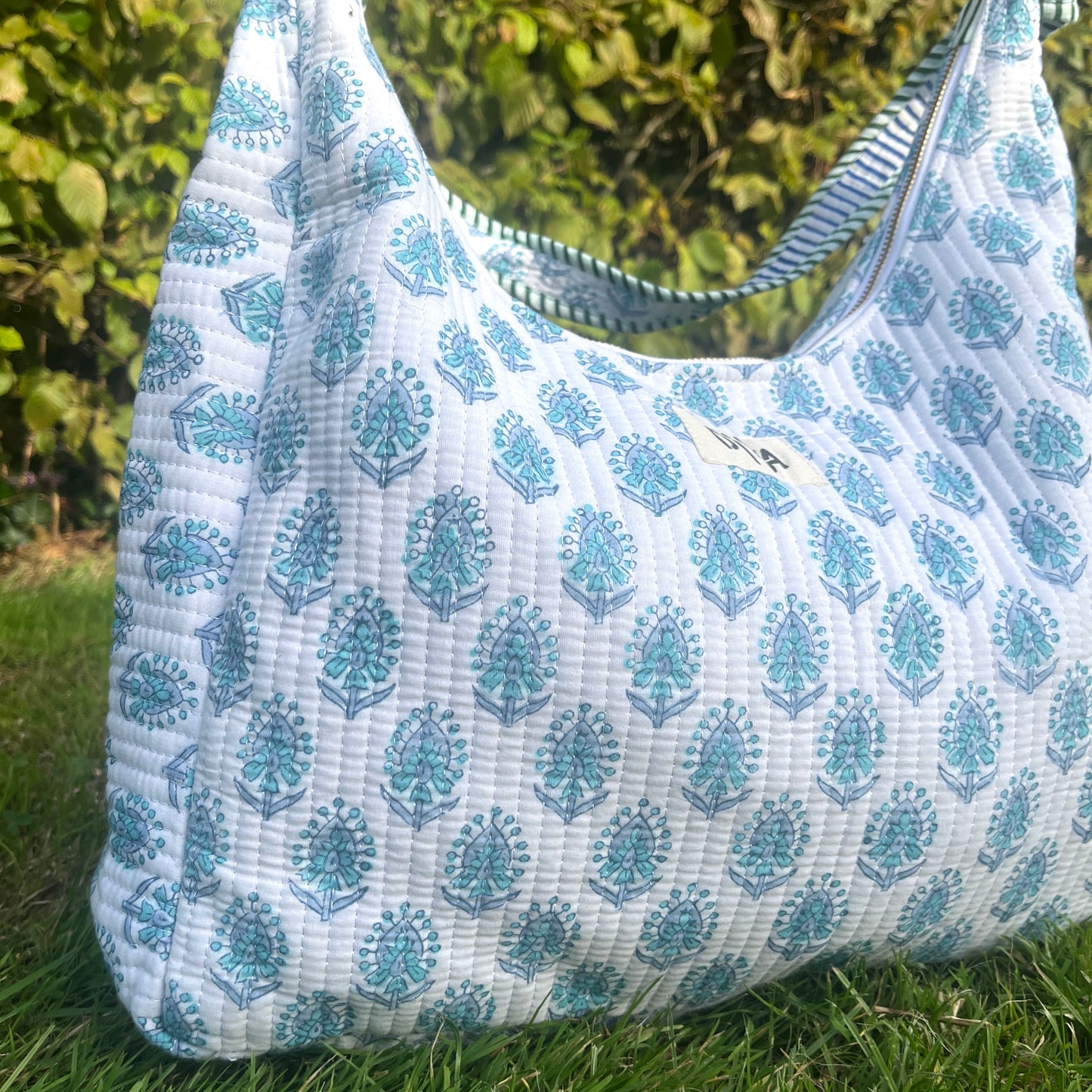 Indigo Bloom Shoulder Bag