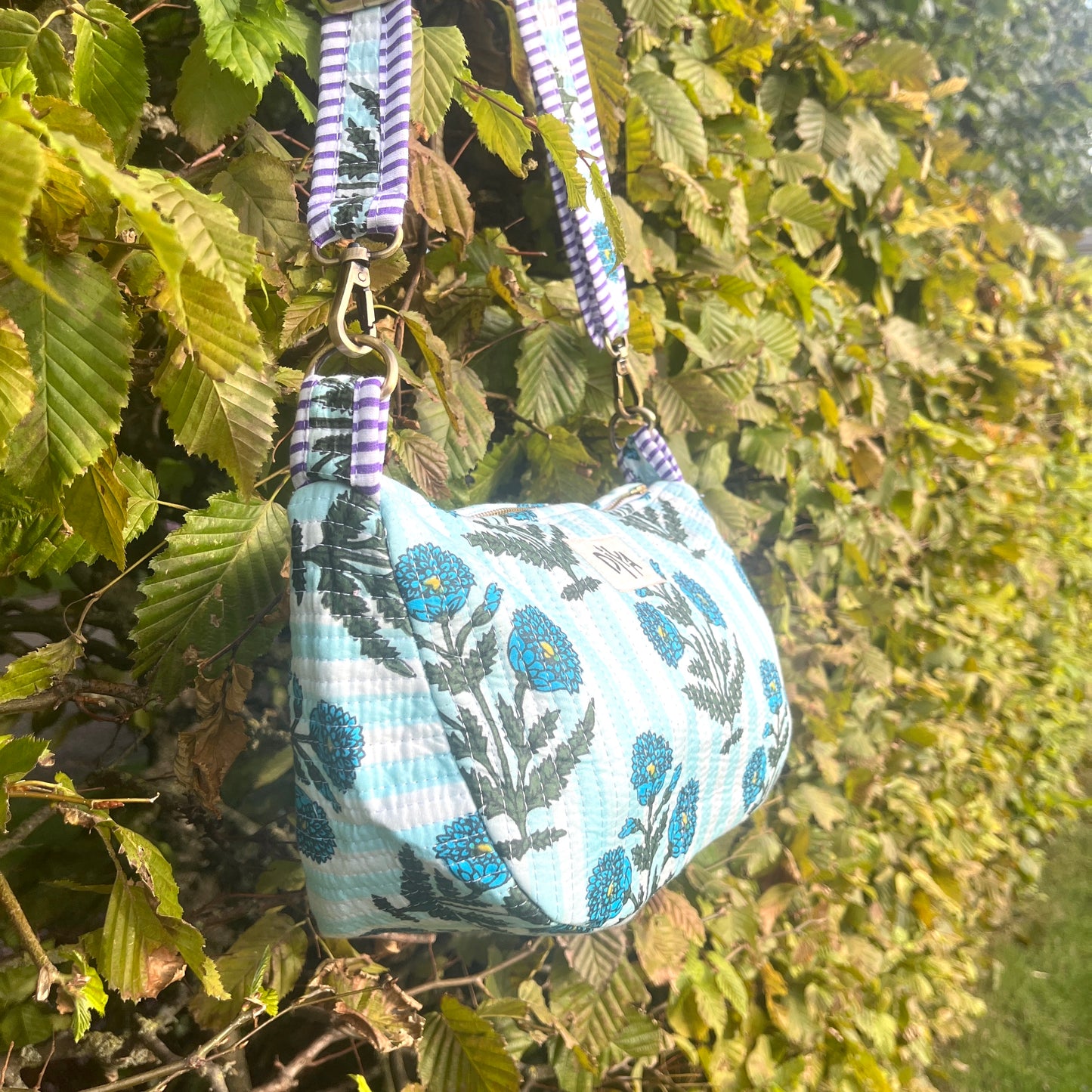 Blue Bloom Crossbody bag