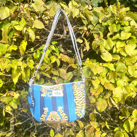 Indigo Tiger Crossbody
