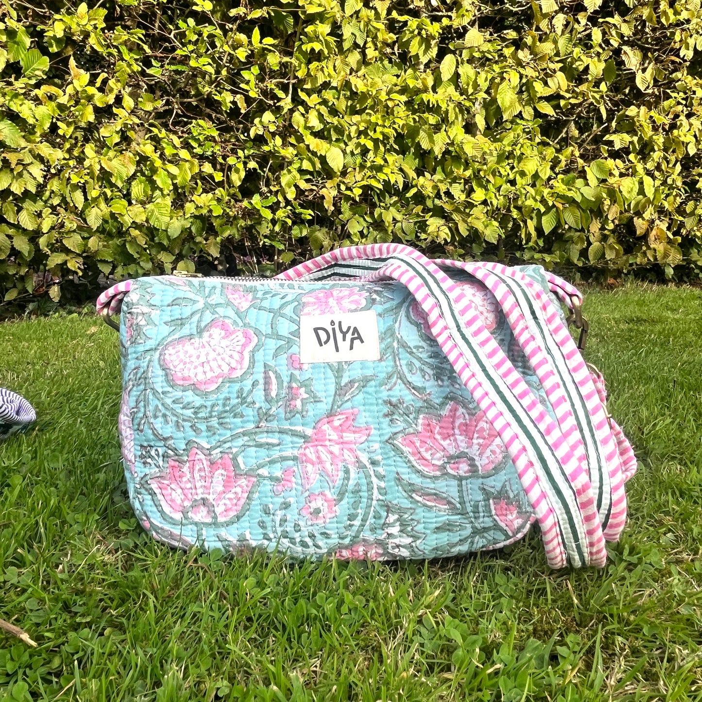 Pink & Blue Crossbody