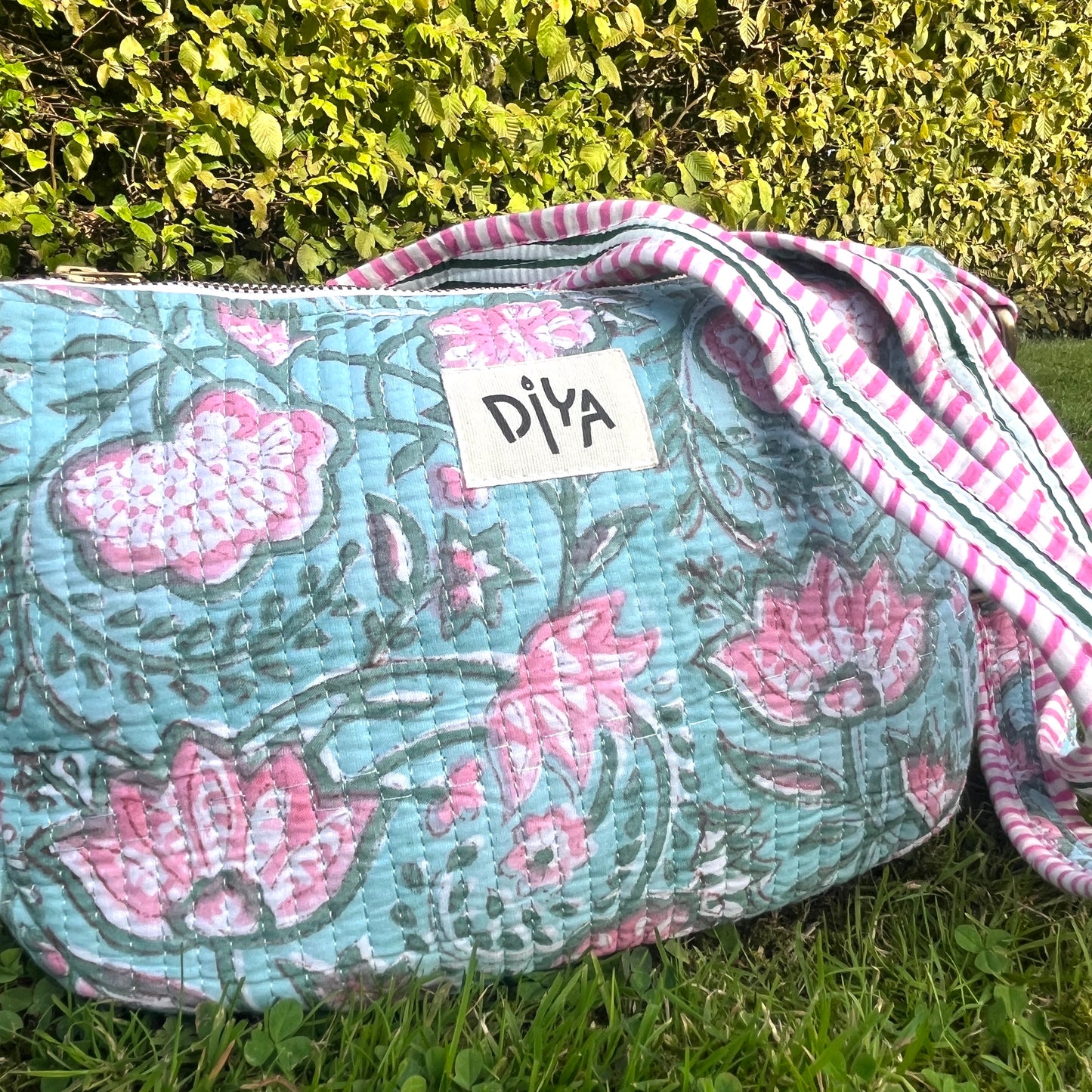 Pink & Blue Crossbody