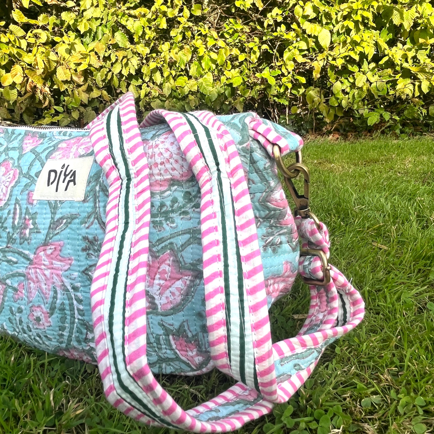 Pink & Blue Crossbody