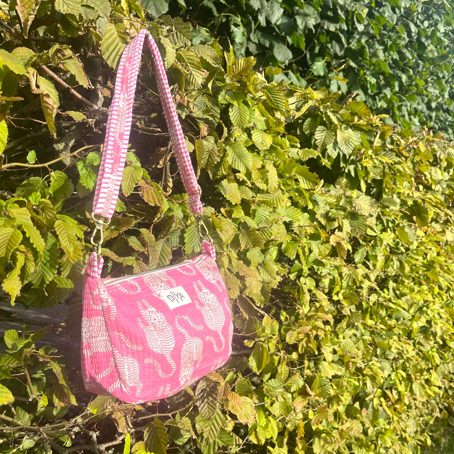 Pink Cheetah Crossbody